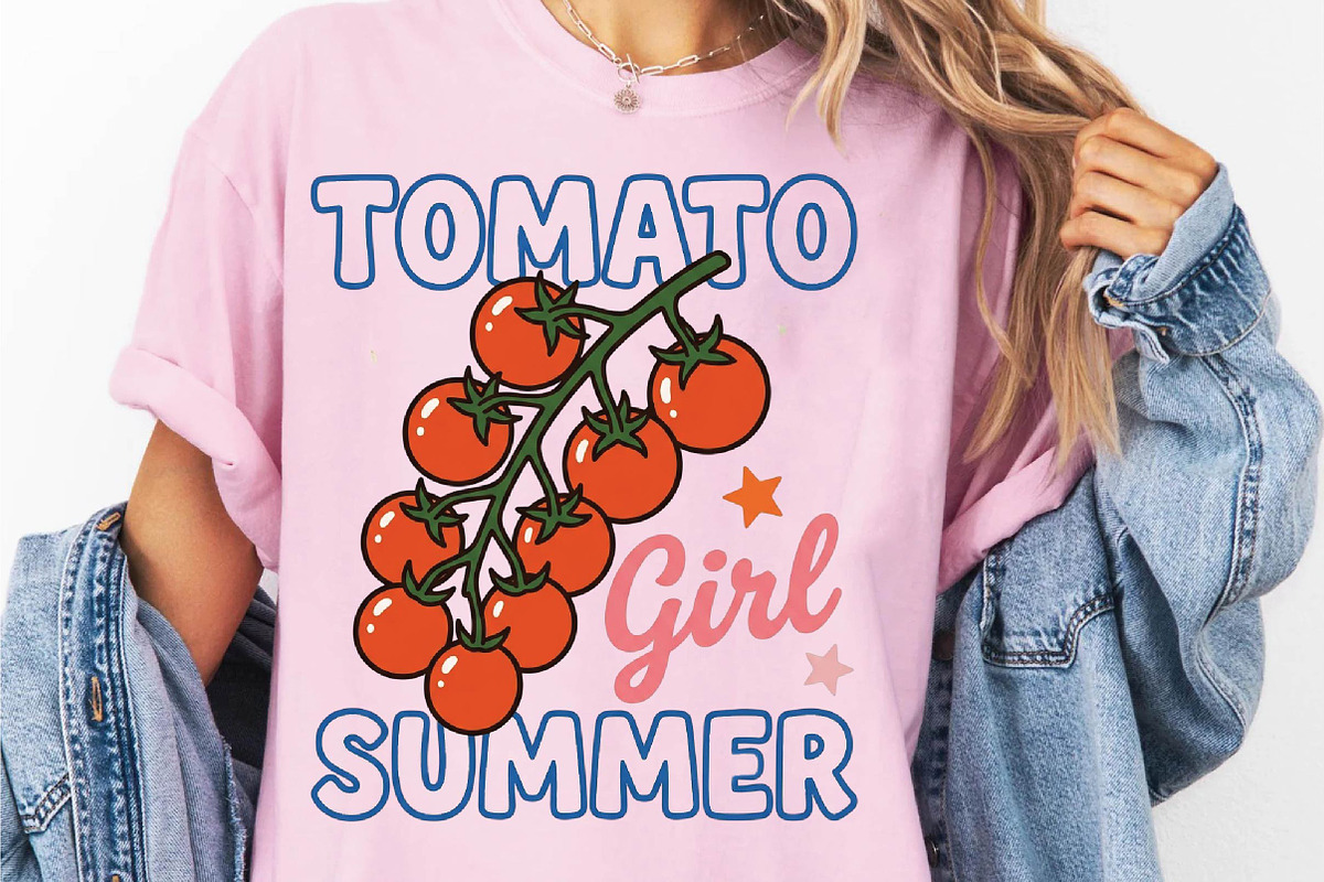 Summer Tomato Hand Drawn PNG, an Illustration by DreamPrint404 (Photo 3 of 6)