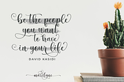 Marilyne -  Modern Calligraphy, a Script Font by Silverdav (Thumbnail 4 of 9)
