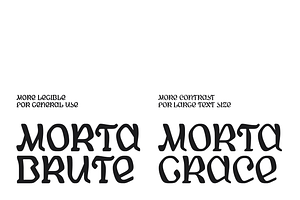 Morta Typeface