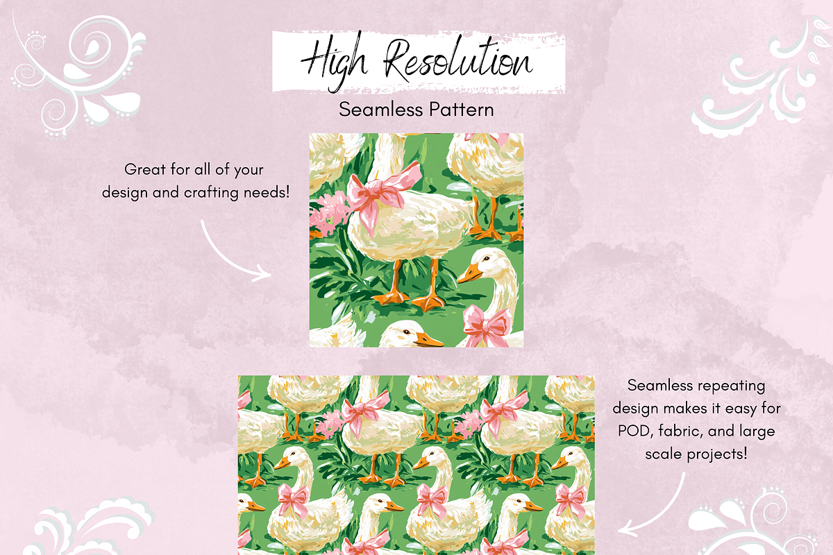 Preppy Goose Seamless Pattern, a Pattern Graphic by Paper & Pattern Studio (Photo 3 of 9)