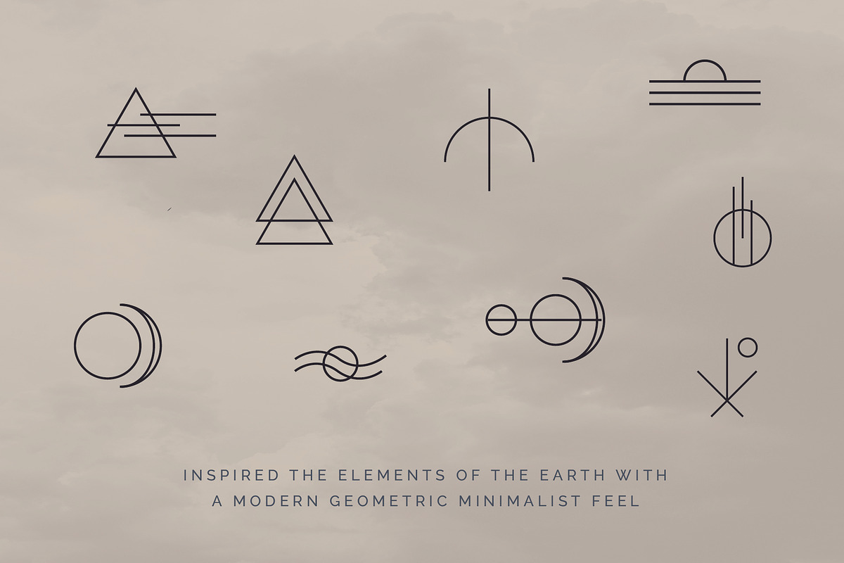 Sacred Geometric Tarot Minimal Icons, an Outline Icon by CreativeWilderness (Photo 4 of 12)