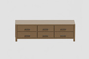 wardrobe 01, an Object 3D Model by fahad121 (Thumbnail 3 of 6)