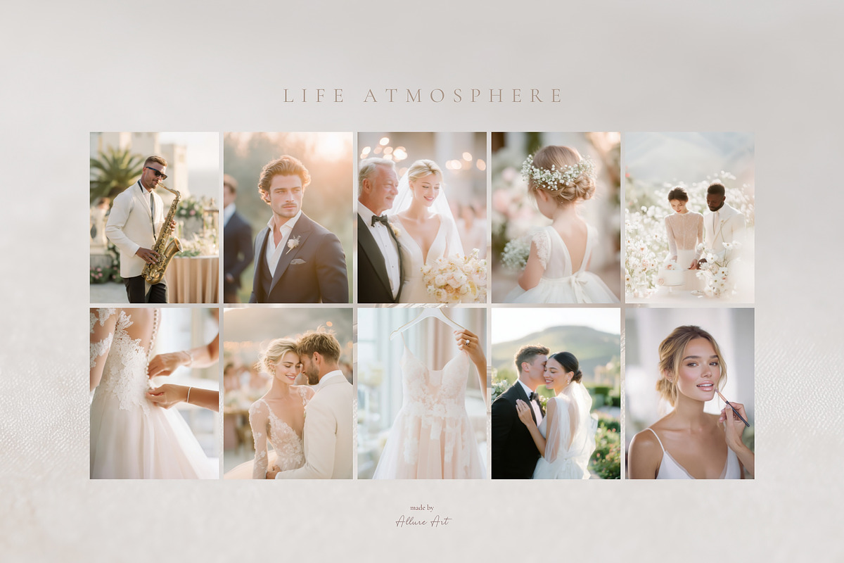 340 Airy Wedding Stock Photo Bundle, a Beauty & Fashion Photo by Allure Art (Photo 17 of 63)