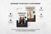 Fitness Pinterest Pin Templates, a Social Media Template by DigiPax (Thumbnail 8 of 11)