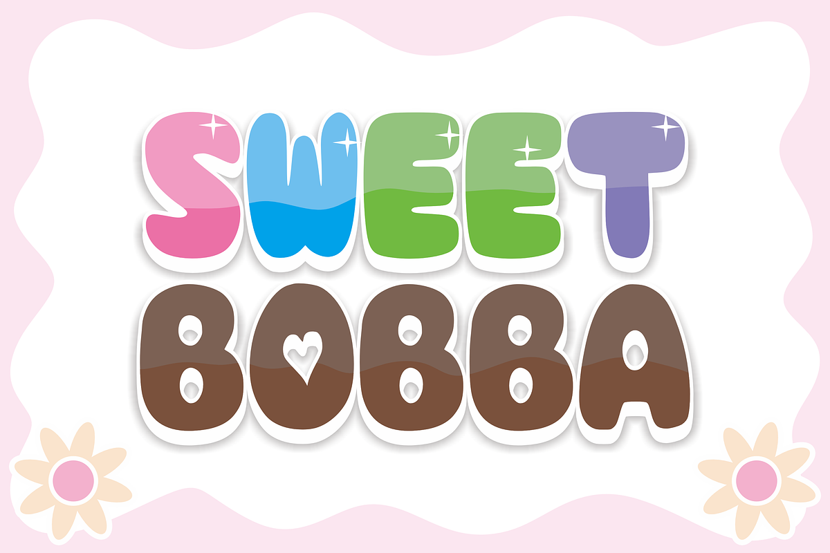 Girls Boss - Cartoon Font Types, a Font by KiddoGlyphs Studio (Photo 4 of 4)
