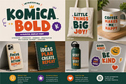 Komica - Decorative Font, a Sans Serif Font by LetterStock (Thumbnail 4 of 5)
