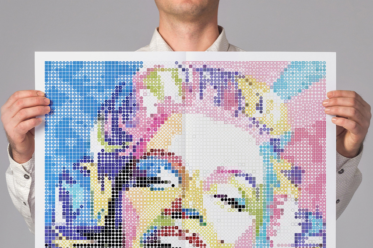 Multi Shape Mosaic Photoshop Action, an Action Add-On by DesignRocket (Photo 3 of 10)