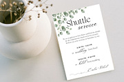 Wedding Shuttle service sign, a Card Template by EvaTemplates (Thumbnail 5 of 6)