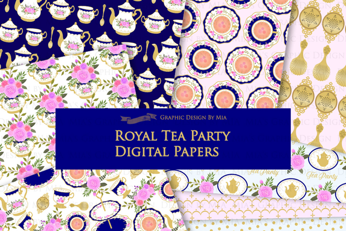 Tea, Tea Party, Afternoon Tea, a Food Illustration by Mia's Graphic Design (Photo 7 of 9)