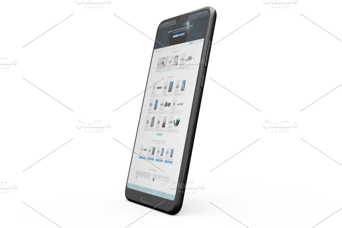 Huawei P20 Pro App Mockup Vol2, an Android Mockup by PixelMockup (Photo 2 of 17)