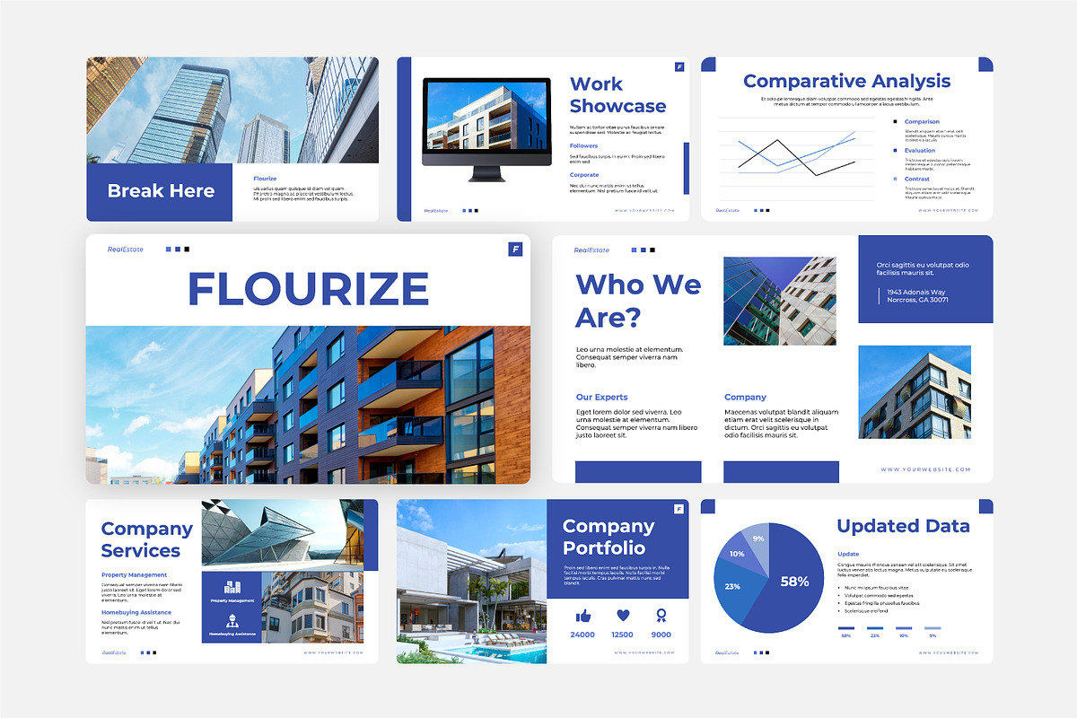 Real Estate Keynote Presentation, a Presentation Template by Kren Studio (Photo 1 of 8)