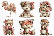 Whimsical Animals Clipart, an Illustration by Craft Nest (Thumbnail 5 of 11)