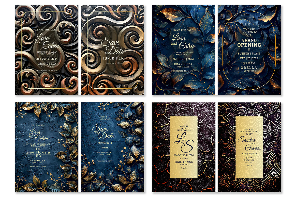175+ Abstract Vector Invitations, an Invitation Template by M6 Gallery (Photo 121 of 126)
