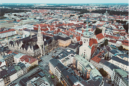 Marienplatz in Munich, an Architecture Photo by Nature and travel