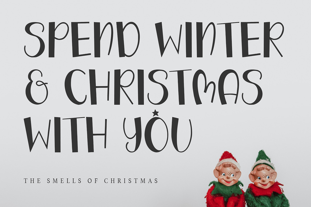 Crishnight Cute Christmas Display, a Sans Serif Font by Maulana Creative (Photo 5 of 7)