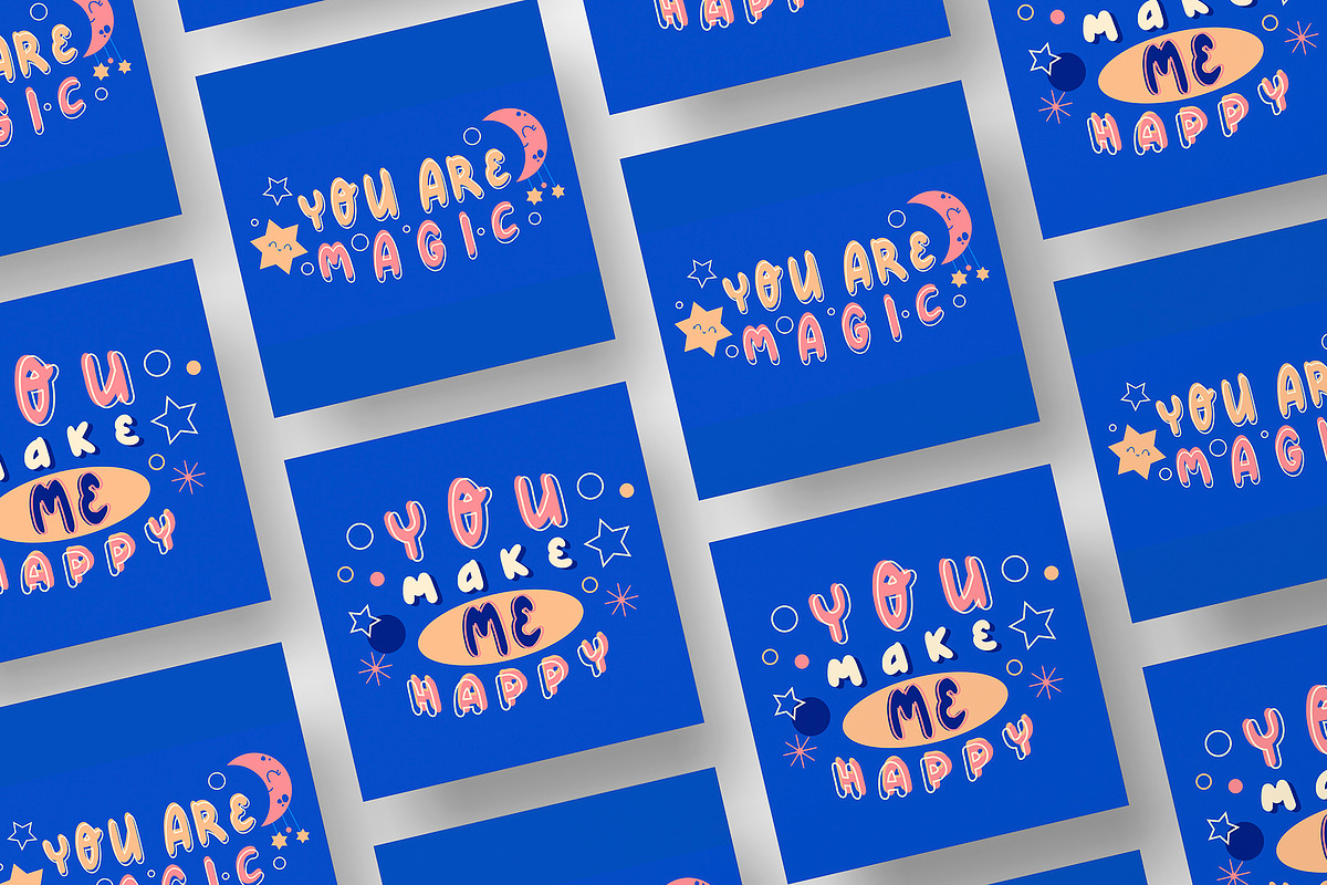 CUTEYA handwritten cute font, a Font by Nonceni (Photo 7 of 19)
