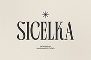 Sicelka Serif Display Font, a Serif Font by Hishand Studio (Thumbnail 1 of 10)