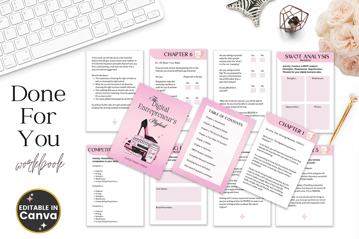 The Digital Entrepreneur's Playbook, a Templates & Theme by bellaROSEworkshop (Photo 9 of 10)