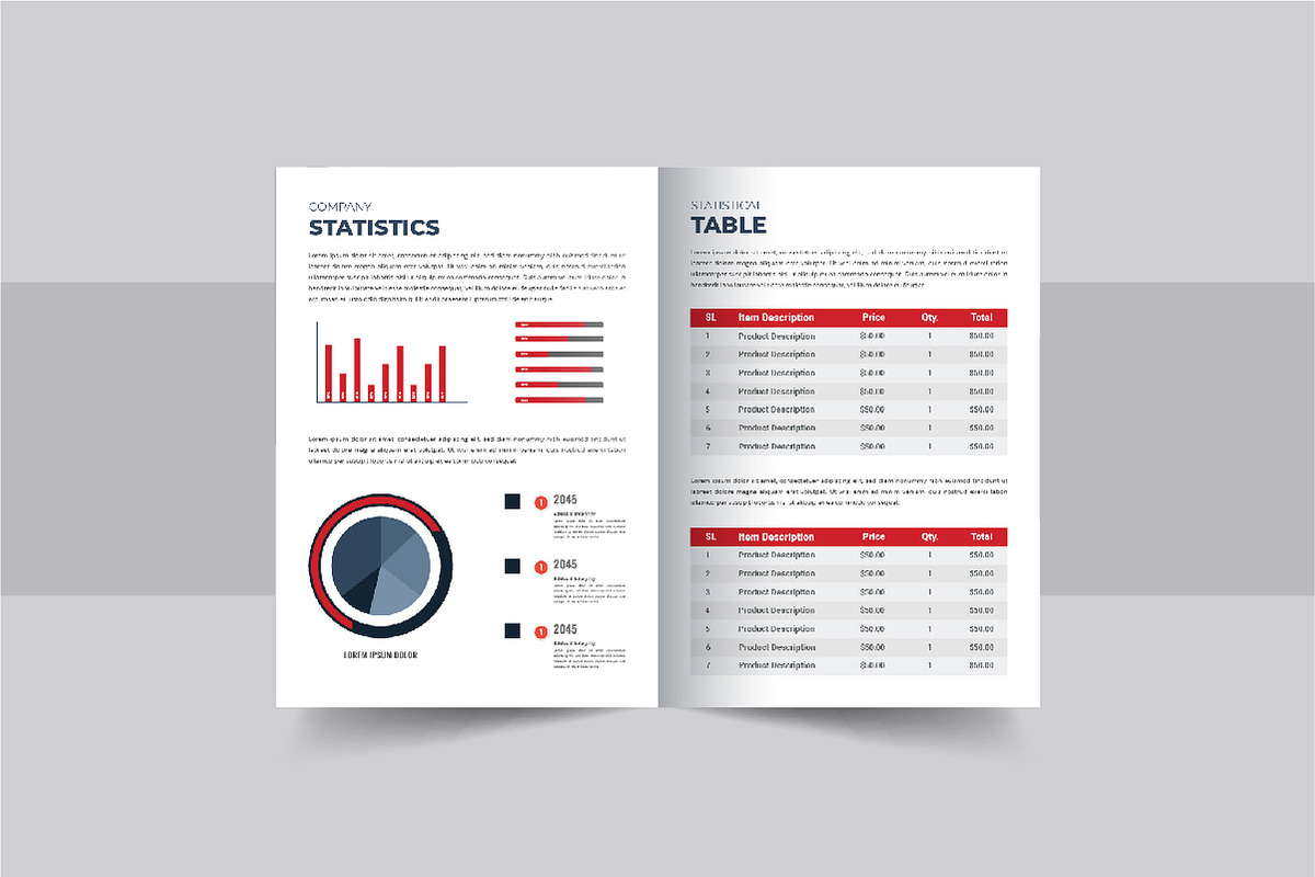 Company white paper design template, a Brochure Template by Pavel_design (Photo 8 of 9)