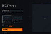 Military FPS Game 100 Screens, an UI Kit Template by pawellpi (Thumbnail 21 of 116)