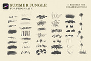 SUMMER Environment Procreate brushes, a Brush Add-On by Spark Studio Brushes (Thumbnail 6 of 8)