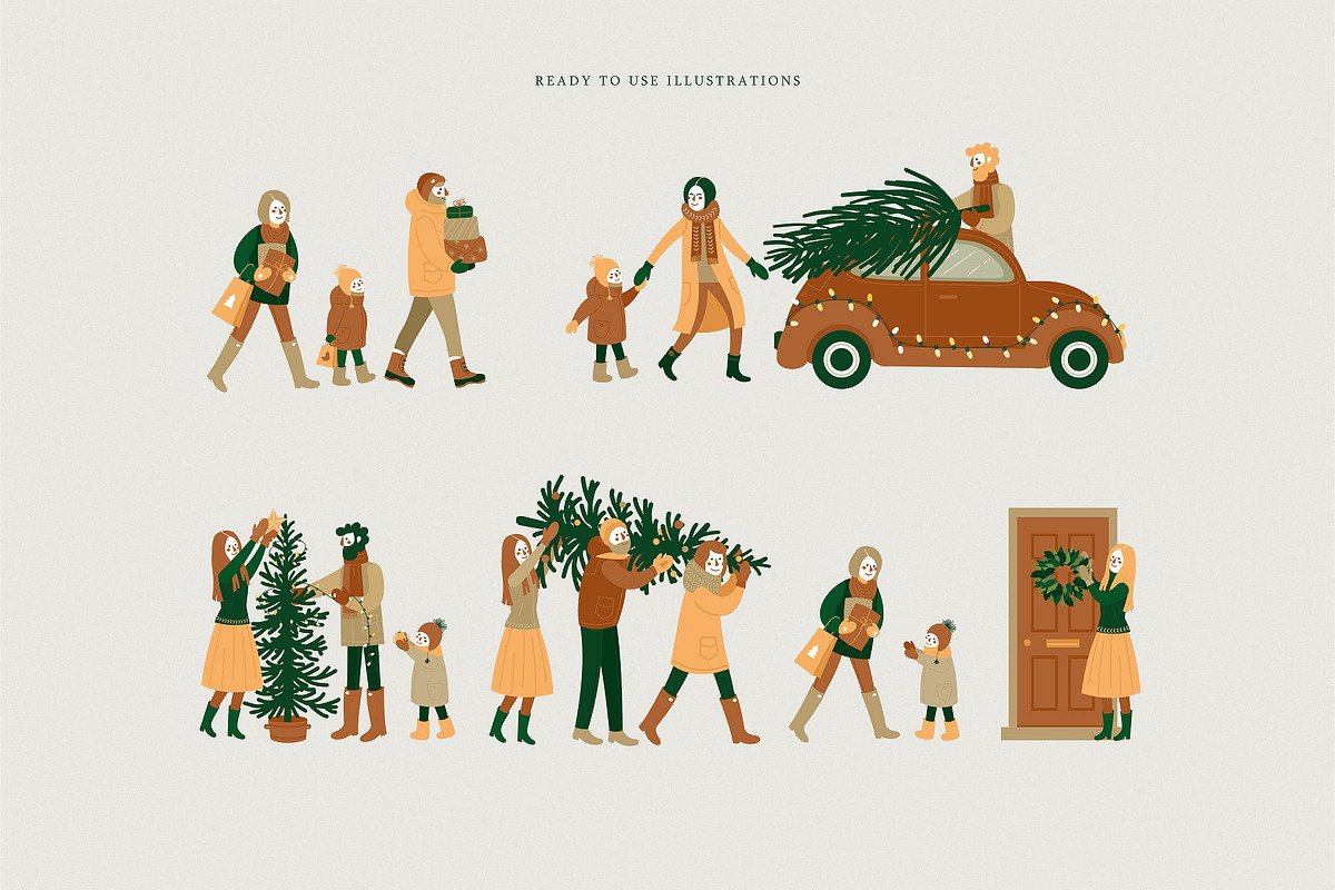 Christmas people, a Person Illustration by adehoidar (Photo 3 of 5)
