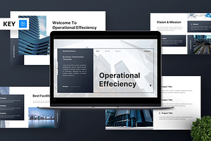 Operational Effeciency - Business, a Presentation Template by Deepslide Studio