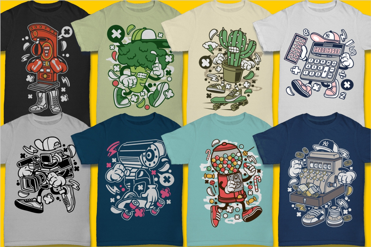 Cartoon Vector #3 Design Bundle, an Illustration by roach_graphic (Photo 9 of 18)