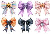 Halloween Coquette Bow Clipart, an Illustration by Daily.Designs (Thumbnail 3 of 5)