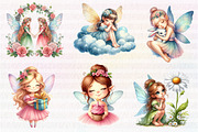Fairy Garden Clipart Flowers clipart, an Illustration by CreationArt (Thumbnail 5 of 5)
