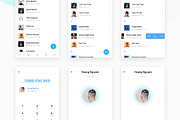 Chat App UI Kit, an UI Kit Template by Hoang Nguyen (Thumbnail 4 of 4)