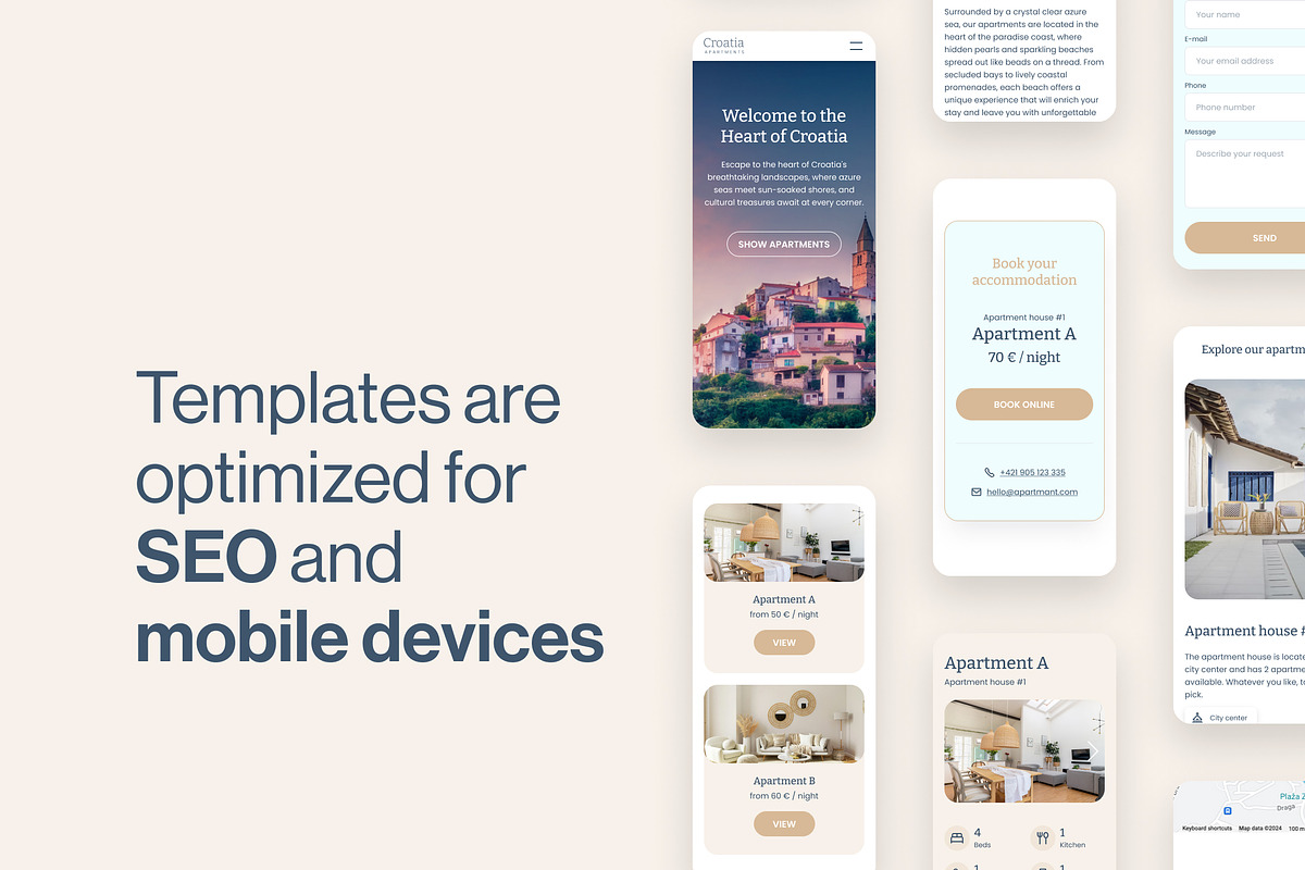 Wix website templates for rental, a Wix Template by Cluu.Design (Photo 8 of 9)