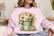 Whimsical Hamster Bucket Summer PNG, an Illustration by Canvas Craft (Thumbnail 4 of 7)