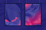 Abstract 3D Wavy Striped Backgrounds, a Wallpaper Graphic by BIBIART (Thumbnail 4 of 11)