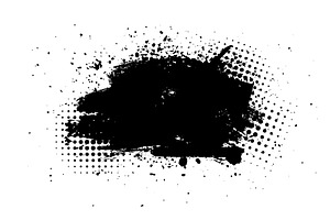Splatter Paint Texture . Black Spray, a Texture Illustration by Nenahliadava Design