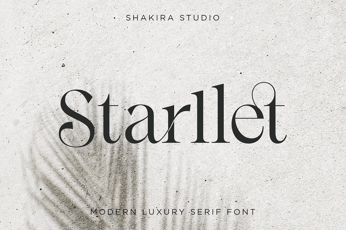 Starllet - Modern Serif Font, a Serif Font by Shakira Studio (Photo 1 of 11)