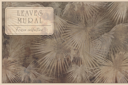 Fresco collection Leaves mural, a Wallpaper Graphic by Natalia0307