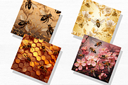 Princess Bee Digital Paper Bundle, an Object Graphic by Regulrcrative (Thumbnail 3 of 4)