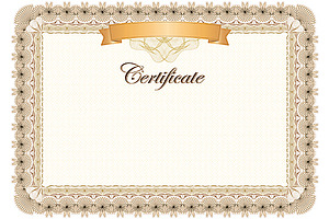 Certificate - classic style