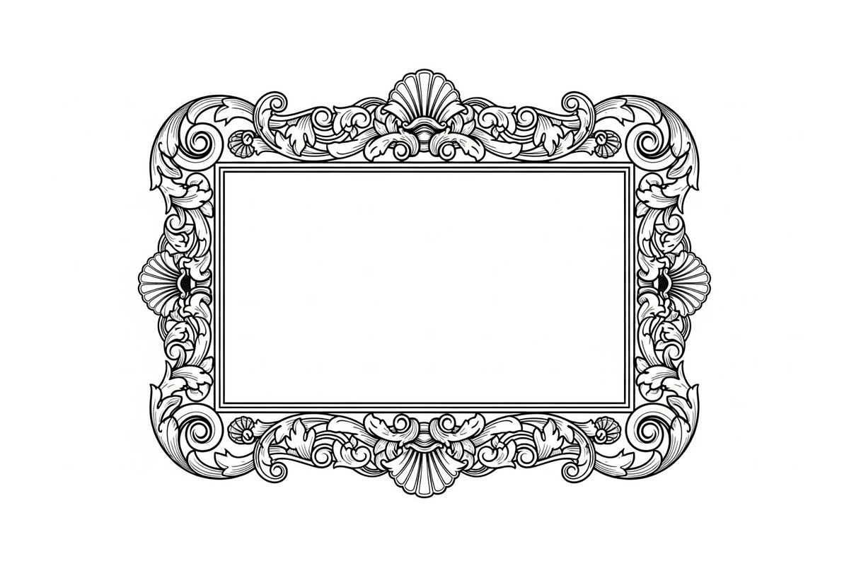Vintage Rectangle Frame SVG Bundle, an Illustration by Designs_River (Photo 16 of 31)