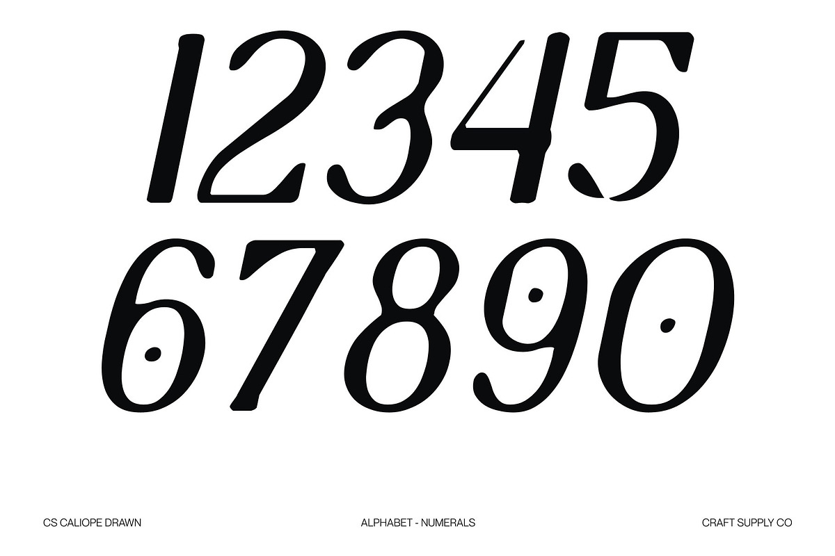 CS Caliope Drawn, a Sans Serif Font by Craft Supply Co. (Photo 5 of 8)