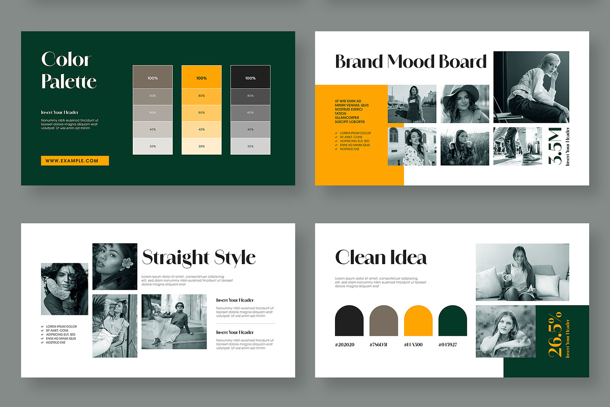 Minimal Brand Mood Board Template, an UI Kit Template by ContestDesign (Photo 3 of 3)