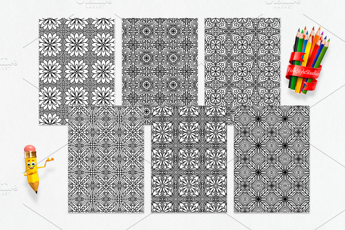 Geometric tile collection Vol-03, a Brushes & More by dnapslvsk (Photo 7 of 7)
