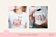 Romance Reader Bunny Clipart, an Animal Illustration by Blumensdiary (Thumbnail 4 of 6)