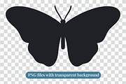 Butterfly Silhouette Vector Bundle, an Animal Illustration by Kusumaillustration (Thumbnail 3 of 13)