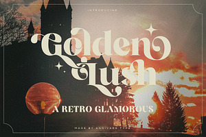 Golden Lush a Retro Glamorous