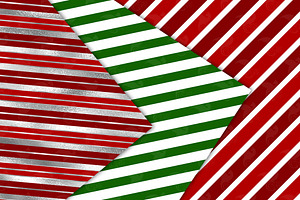 Christmas Stripes Digital Paper