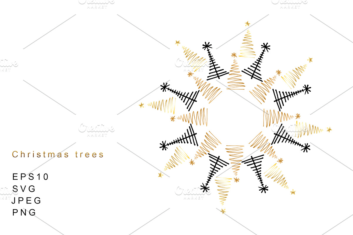 Christmas Tree Bundle, a Graphic by kh_cat (Photo 5 of 11)