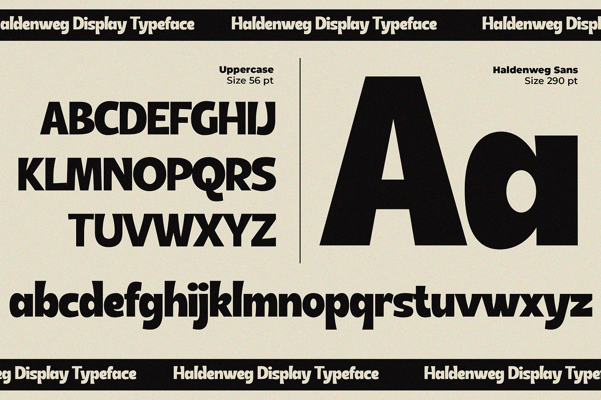Haldenweg - Bold Retro Sans, a Sans Serif Font by Graphicfresh (Photo 3 of 8)