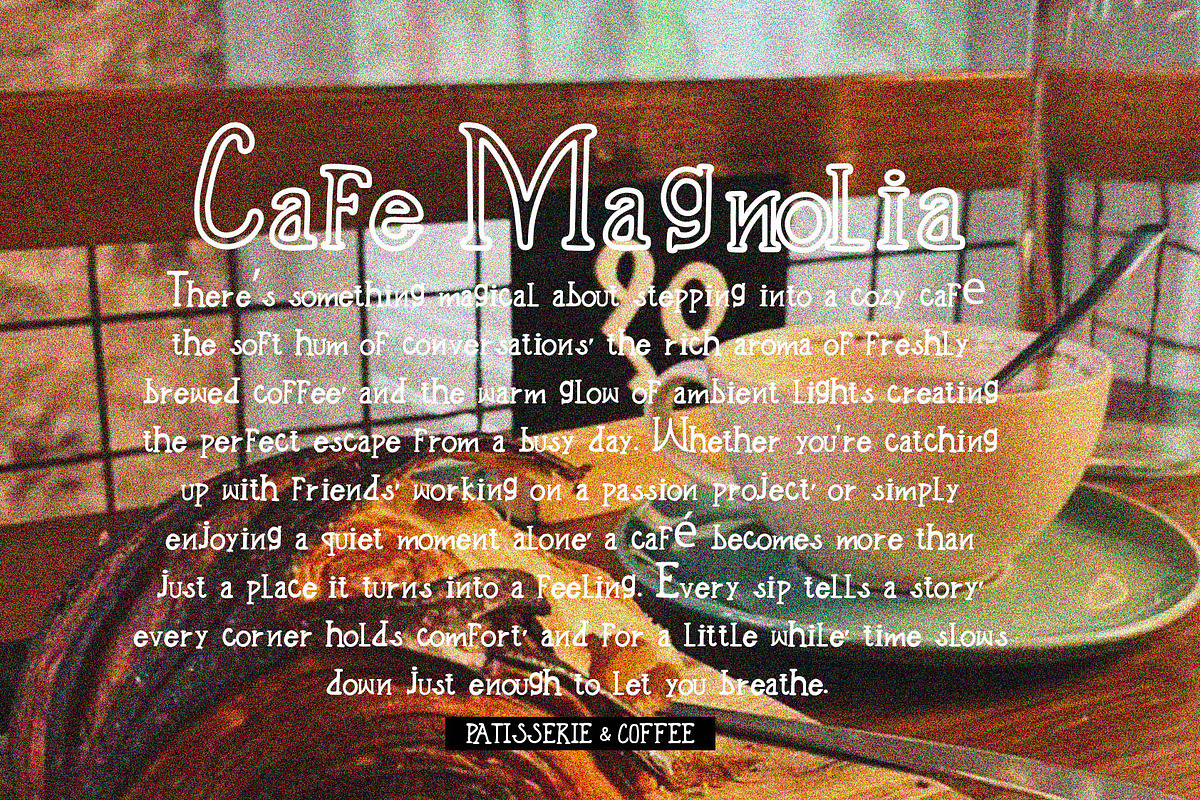Olivia - A playful retro serif font, a Serif Font by Waterystrokes (Photo 3 of 5)